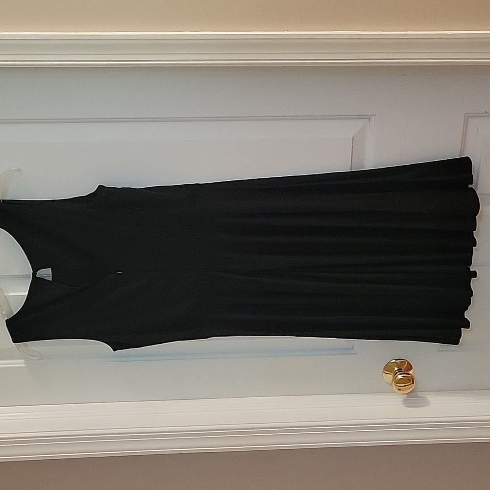 Loft Black Sleeveless Dress Small - Picture 6 of 9
